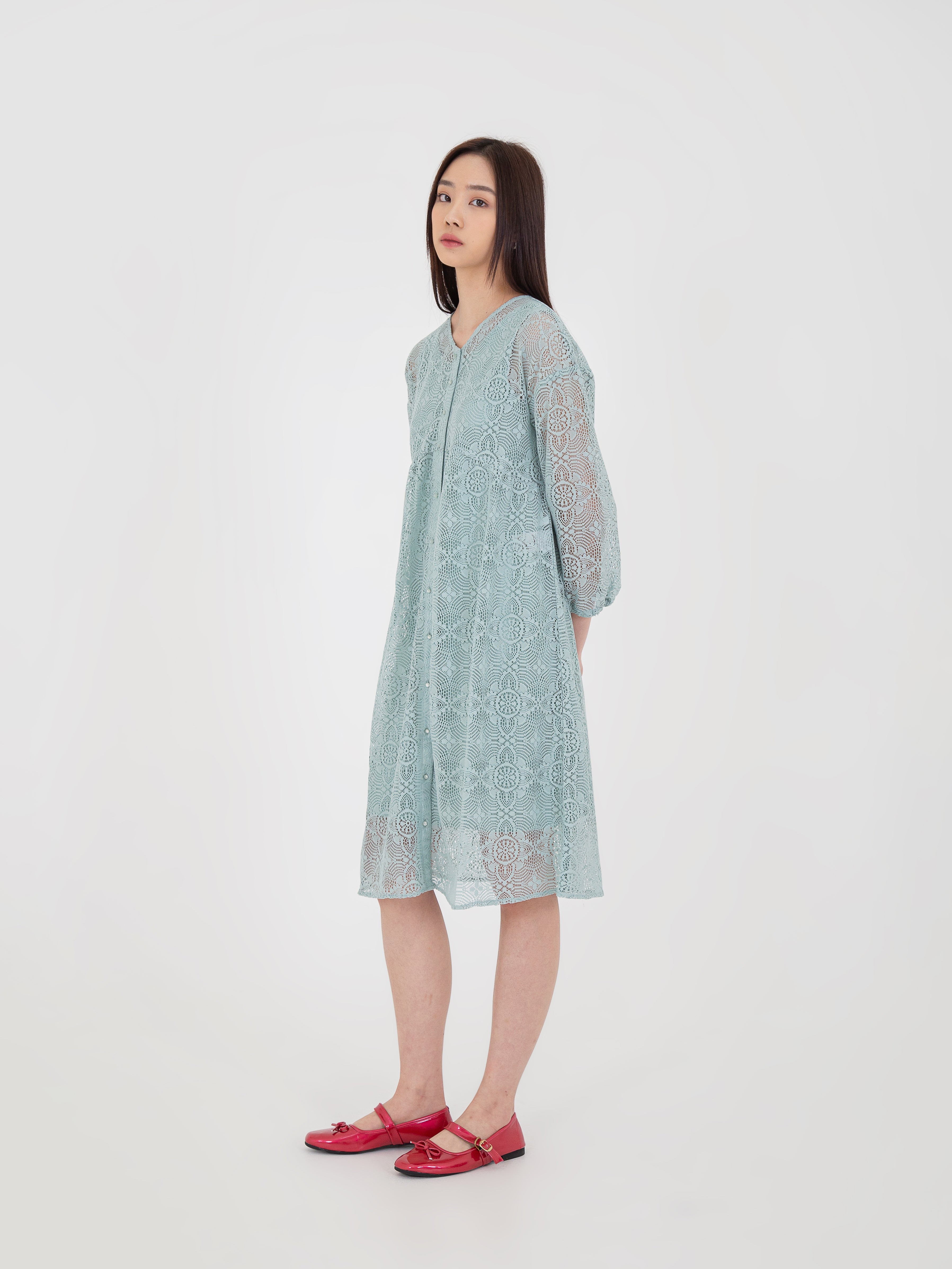 Uruwashi SET Lace Dress with Inner