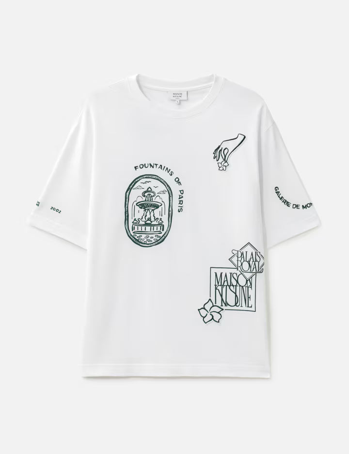 Art Nouveau Stamps Oversize T-Shirt
