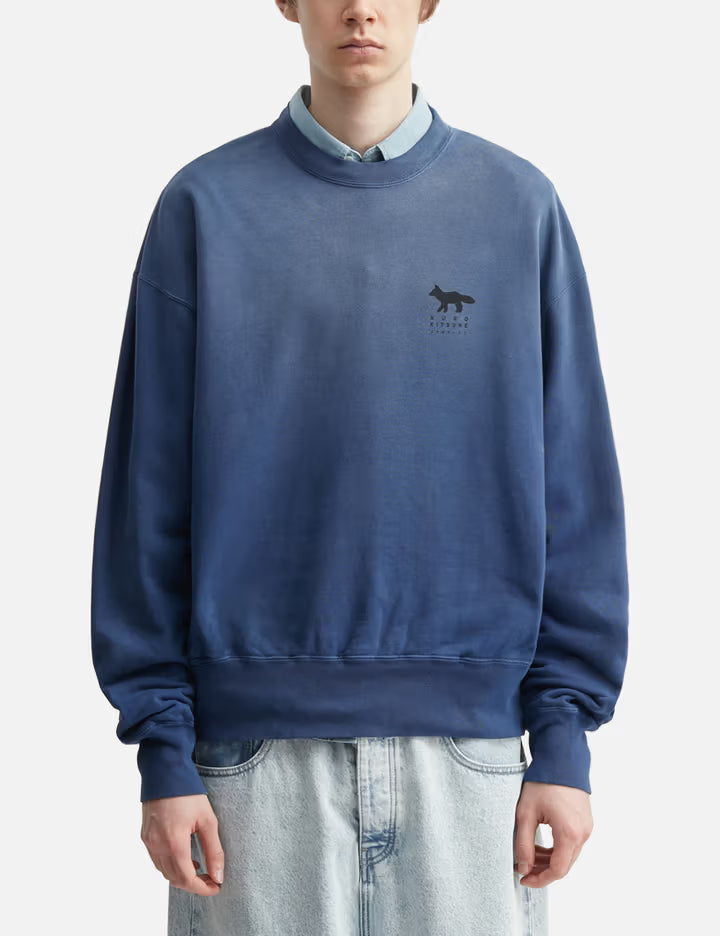 Maison Kitsuné X Kuro Sunfaded Fox Sweat Shirt