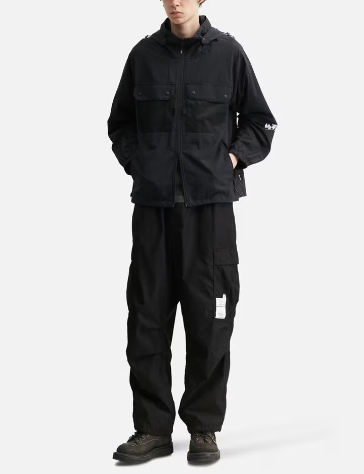 Map Detachable Hooded Jacket
