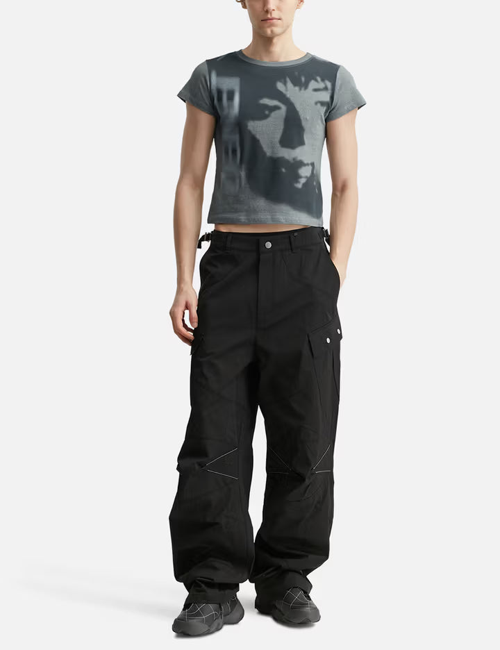 YEONJUN GGUM X DEINET Cropped Fit Short Sleeve T-Shirt