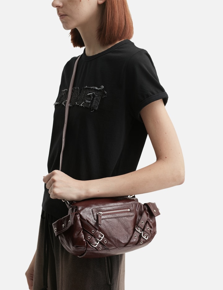 Stud Pocket Bag In Burgundy