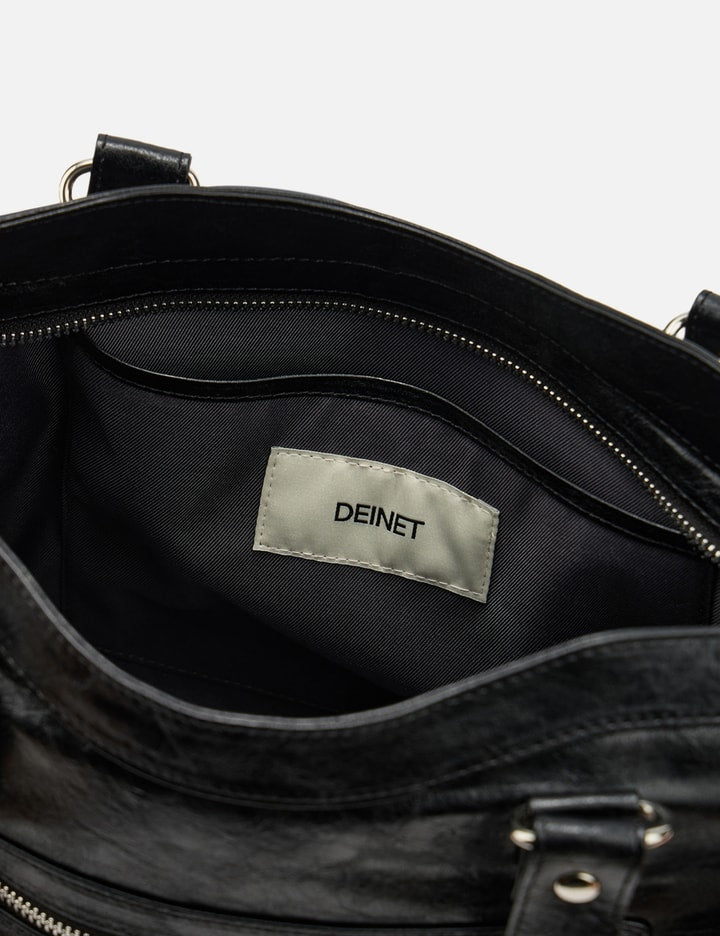 Stud Pocket Big Bag In Black