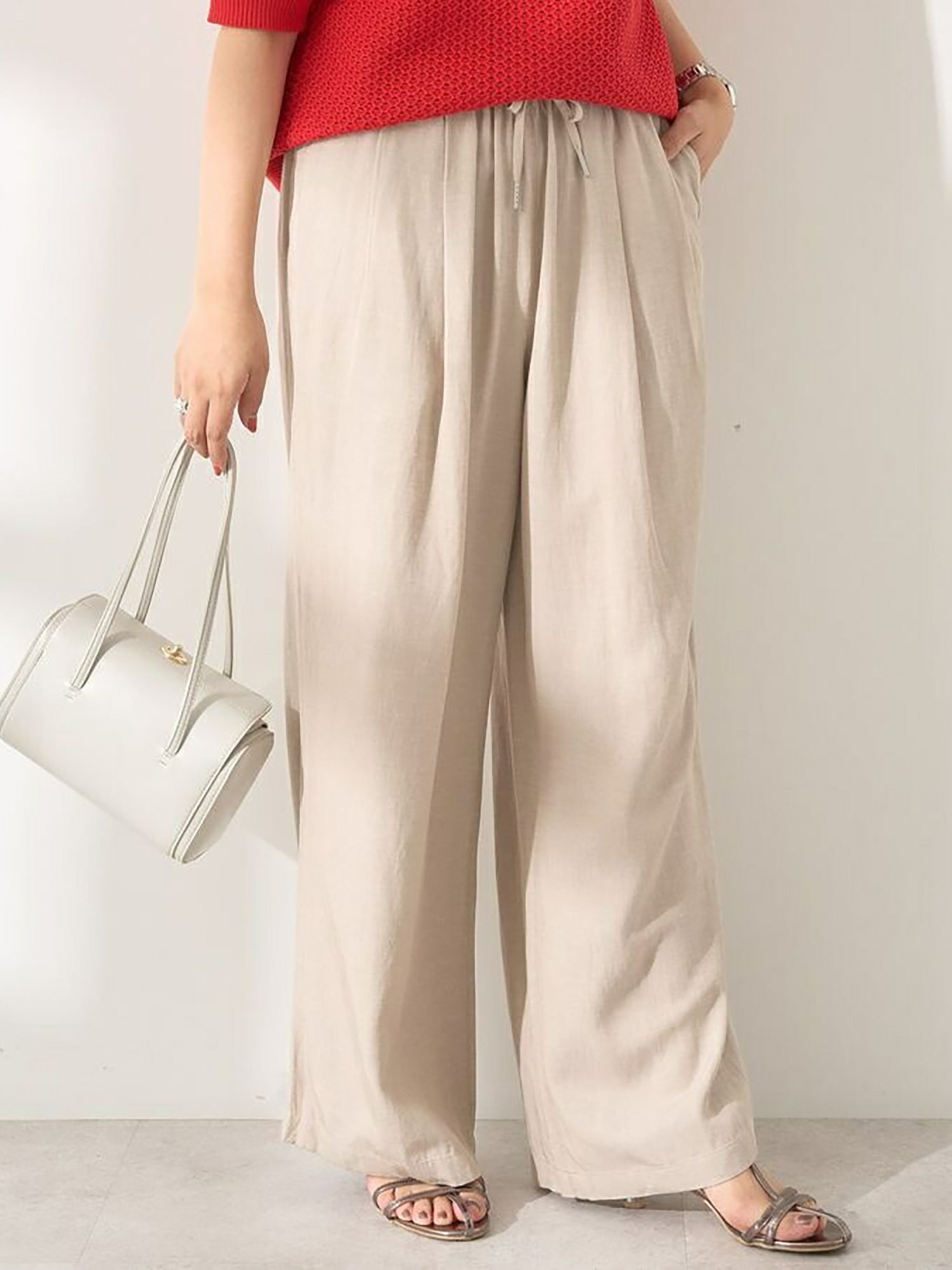 Nire Linen Wide Pants