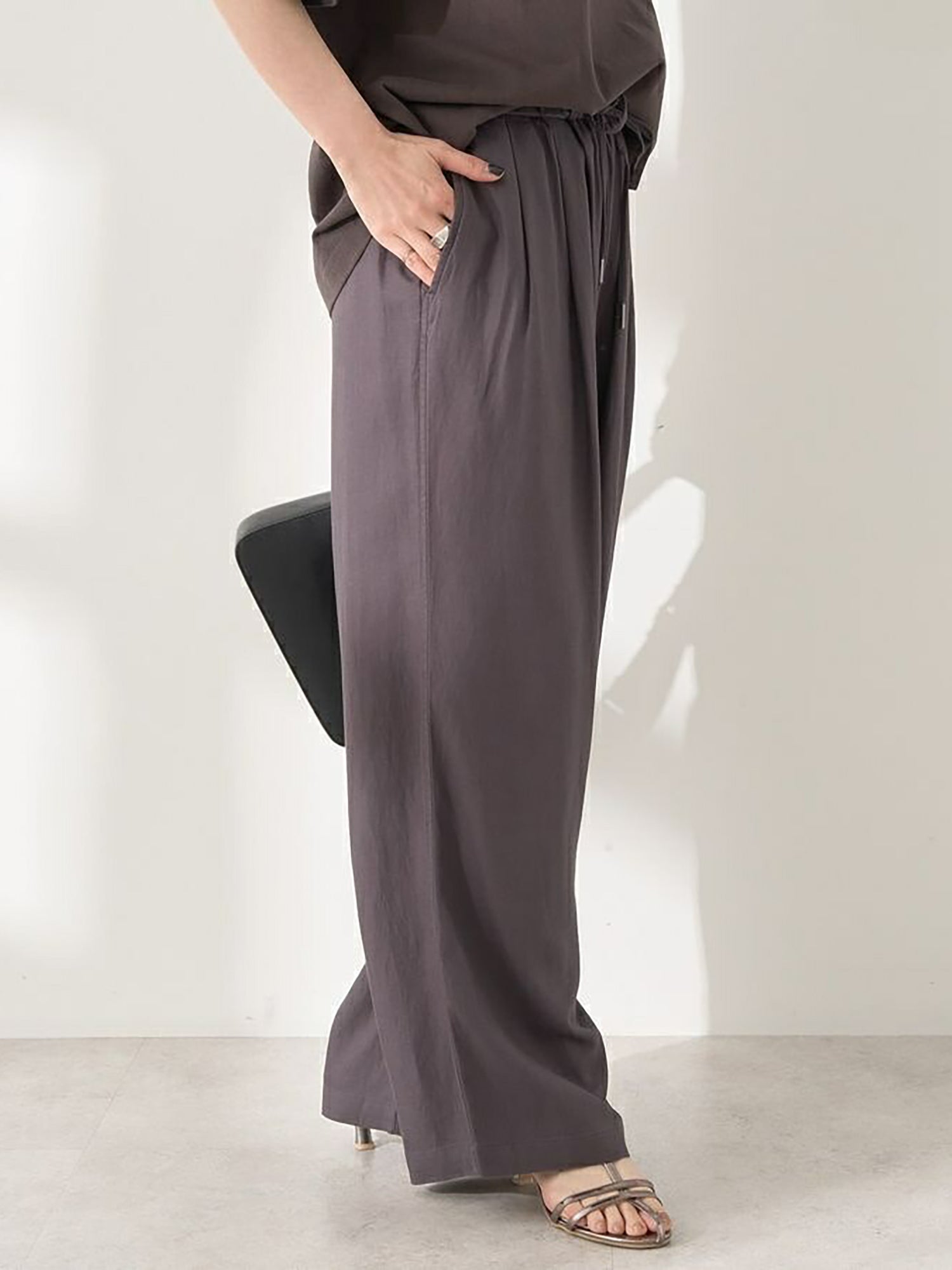 Nire Linen Wide Pants