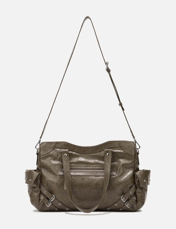 Stud Pocket Big Bag In Khaki