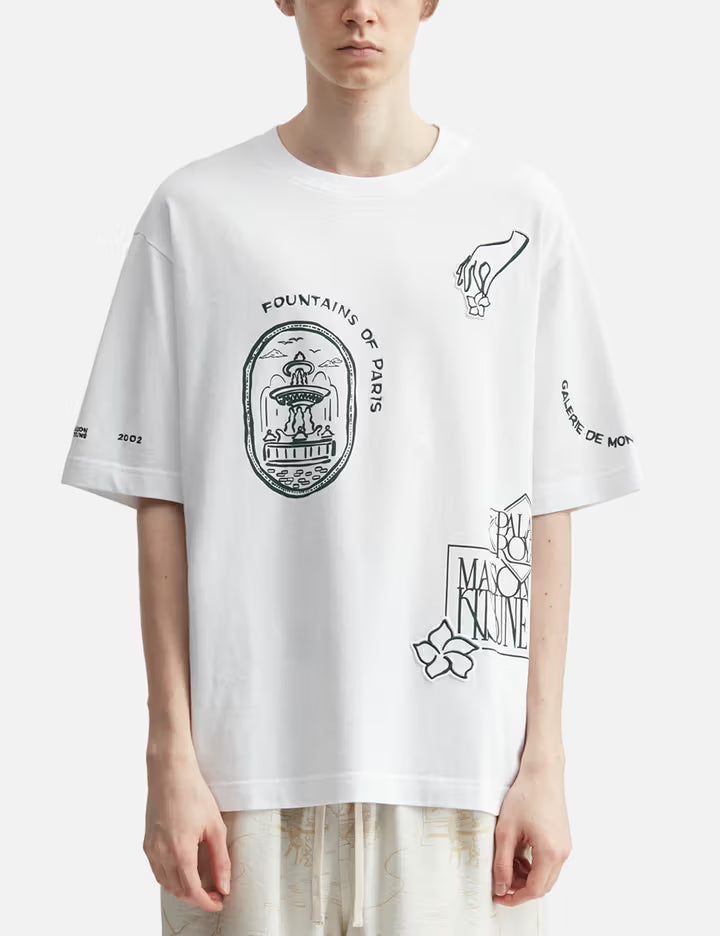 Art Nouveau Stamps Oversize T-Shirt