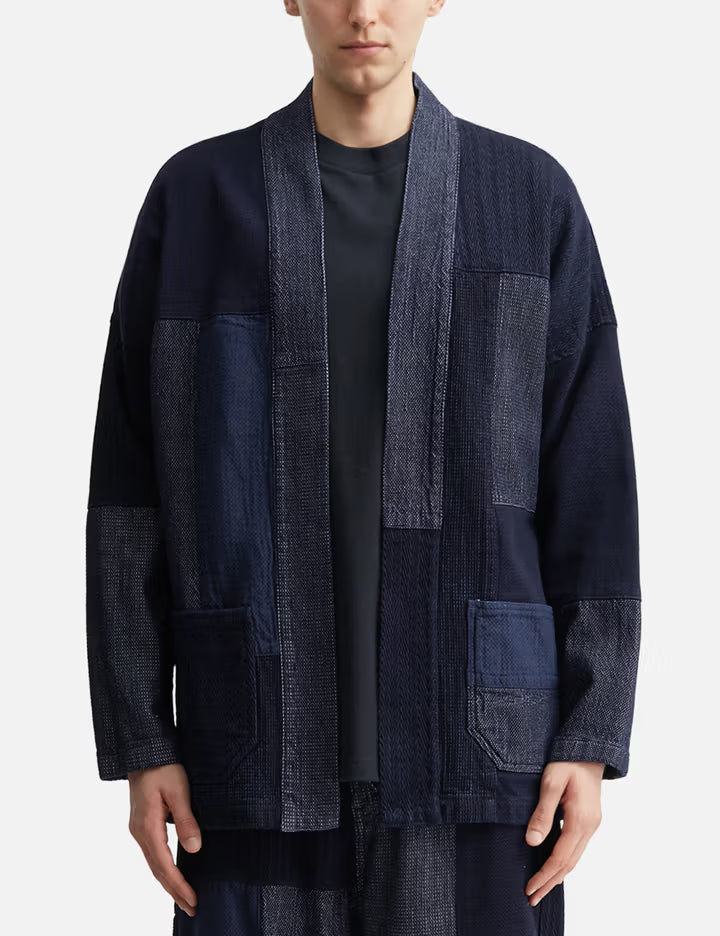 Patchwork Haori Jacket Rinse