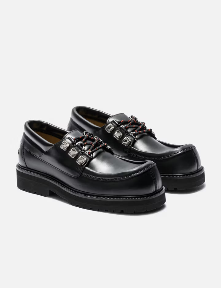 Black Leather Lace Up Shoes