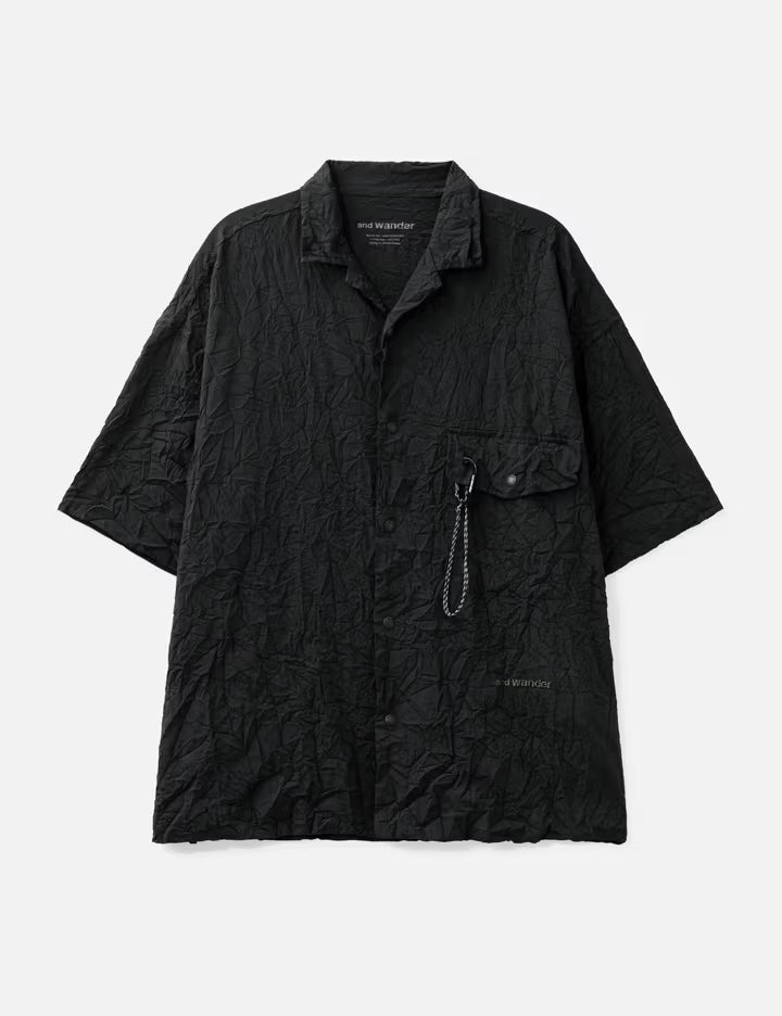 Washer Pleated Open SS Shirt (M)