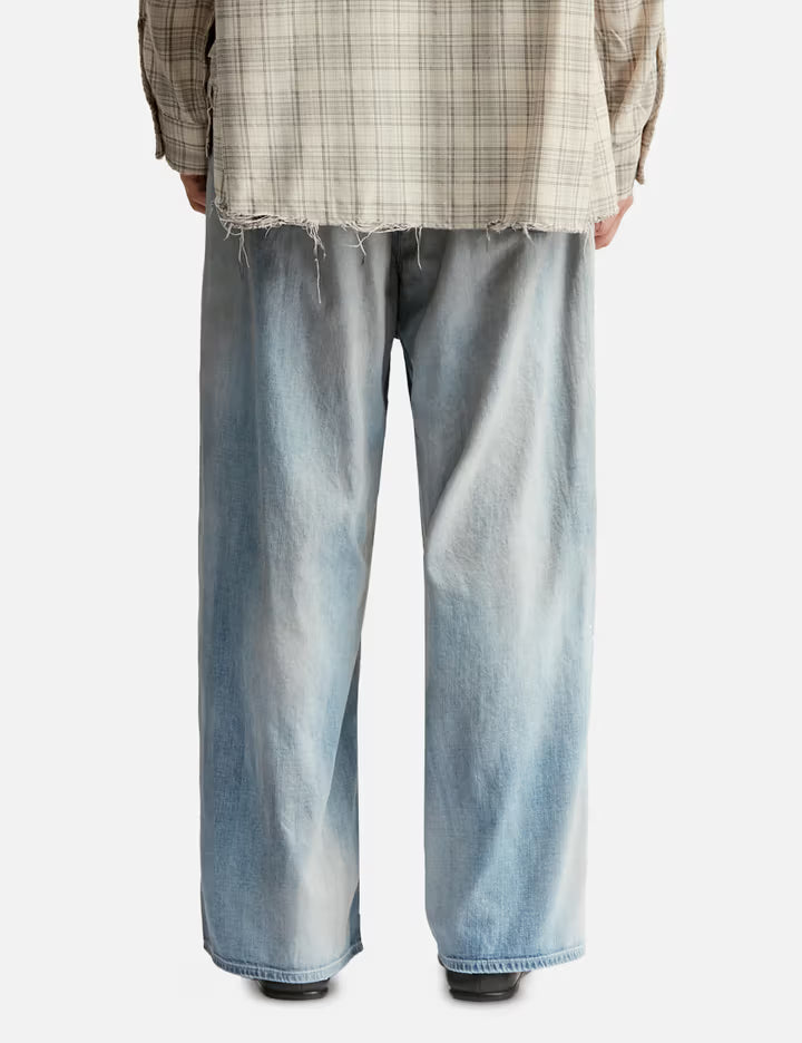 Light Oz Wide Straight Denim Pants