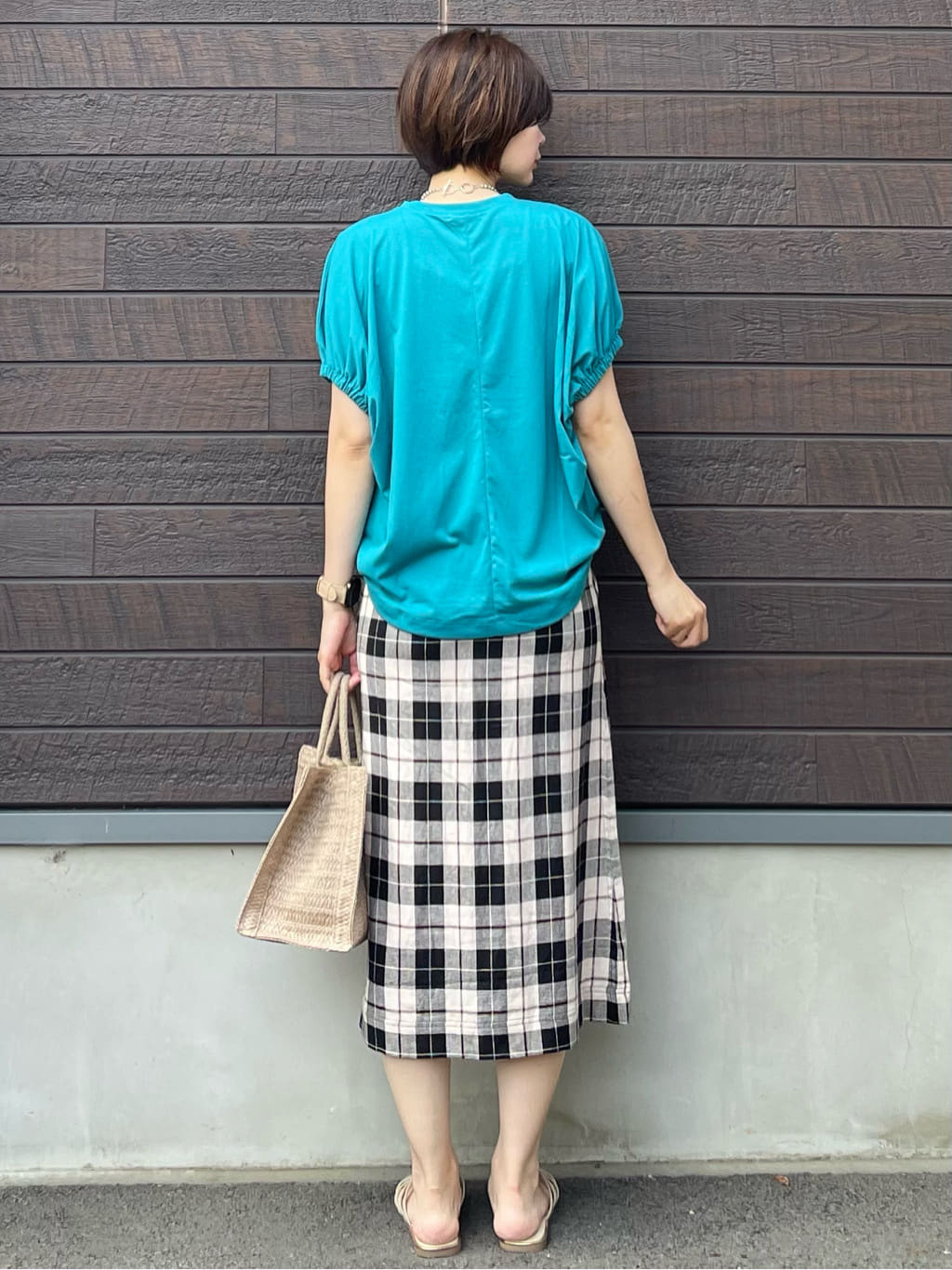 Yokoyama Linen Tight Skirt