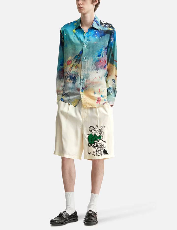 Technicolor Dreams Lycra Bermudas