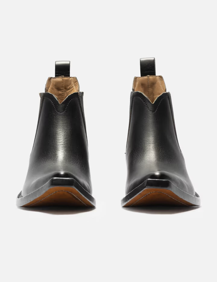Heel-Less Western Chelsea Boots