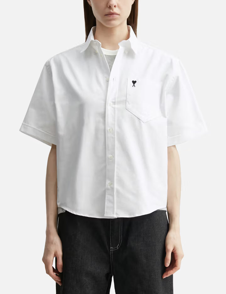 Cotton Boxy Embroidered Ami De Coeur