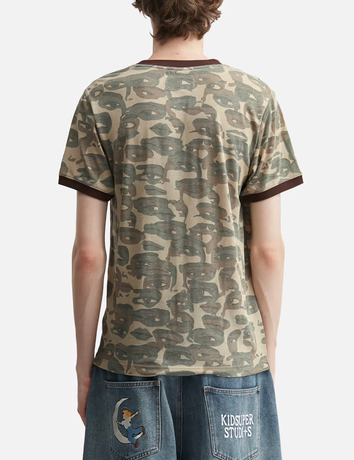 Face Camo Short Sleeve Shirt