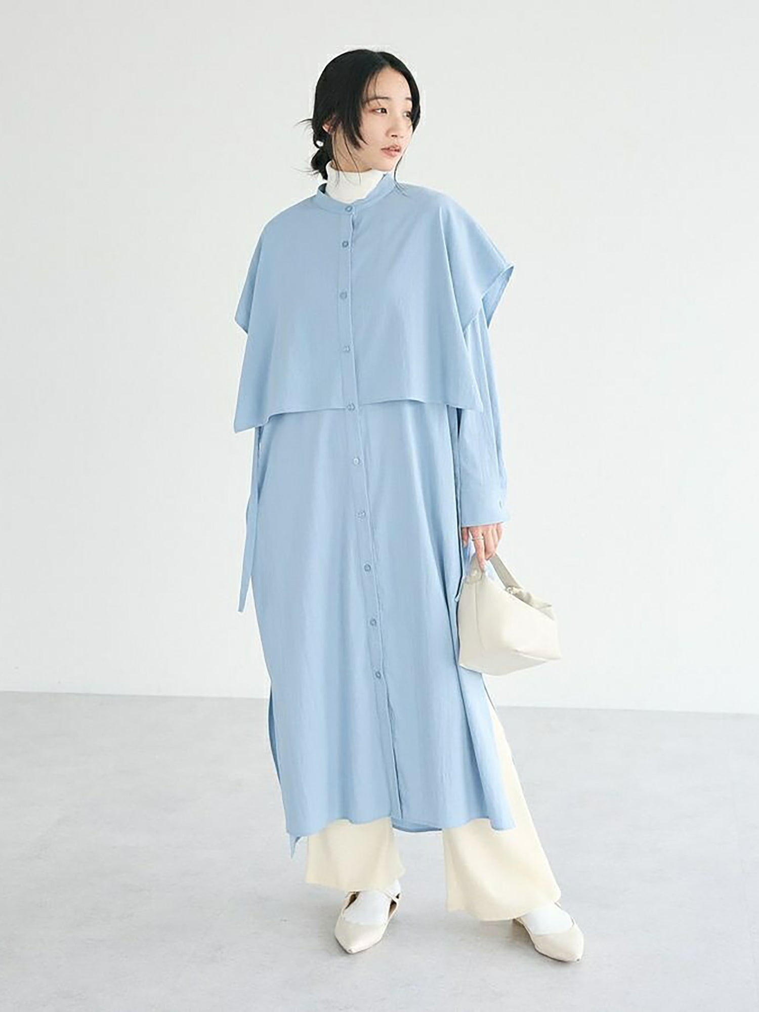 Kashi Layered Shirt Dress