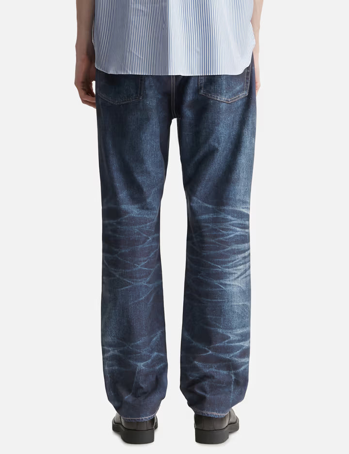 Junya Watanabe MAN X New Manual Cotton Nylon Twill Transfer Printed Pants