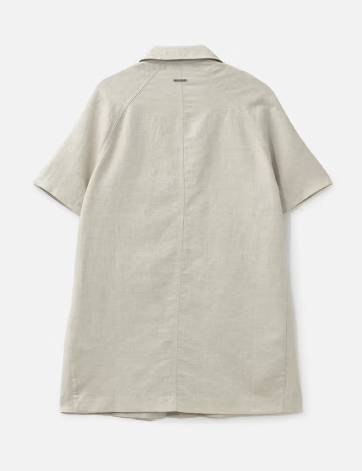 Linen Polo Mini Dress