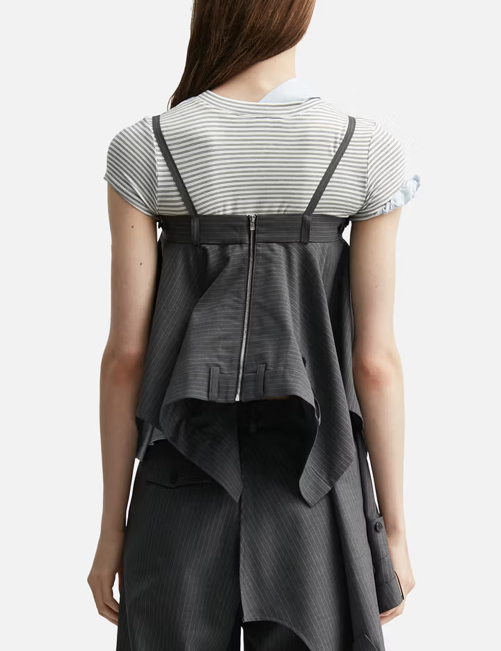 Pants Detail Flare Top