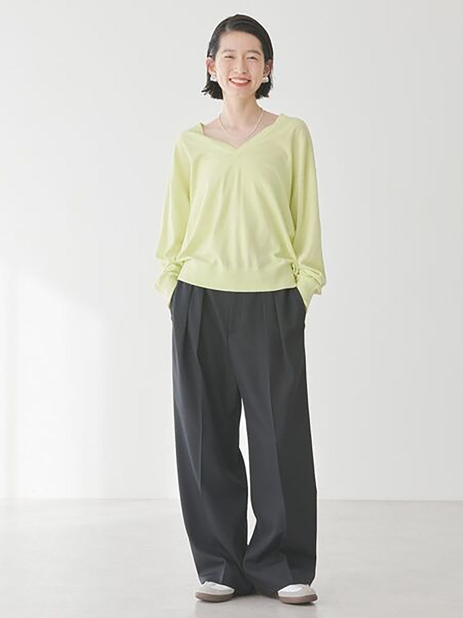 Sendan Tuck Wide Pants