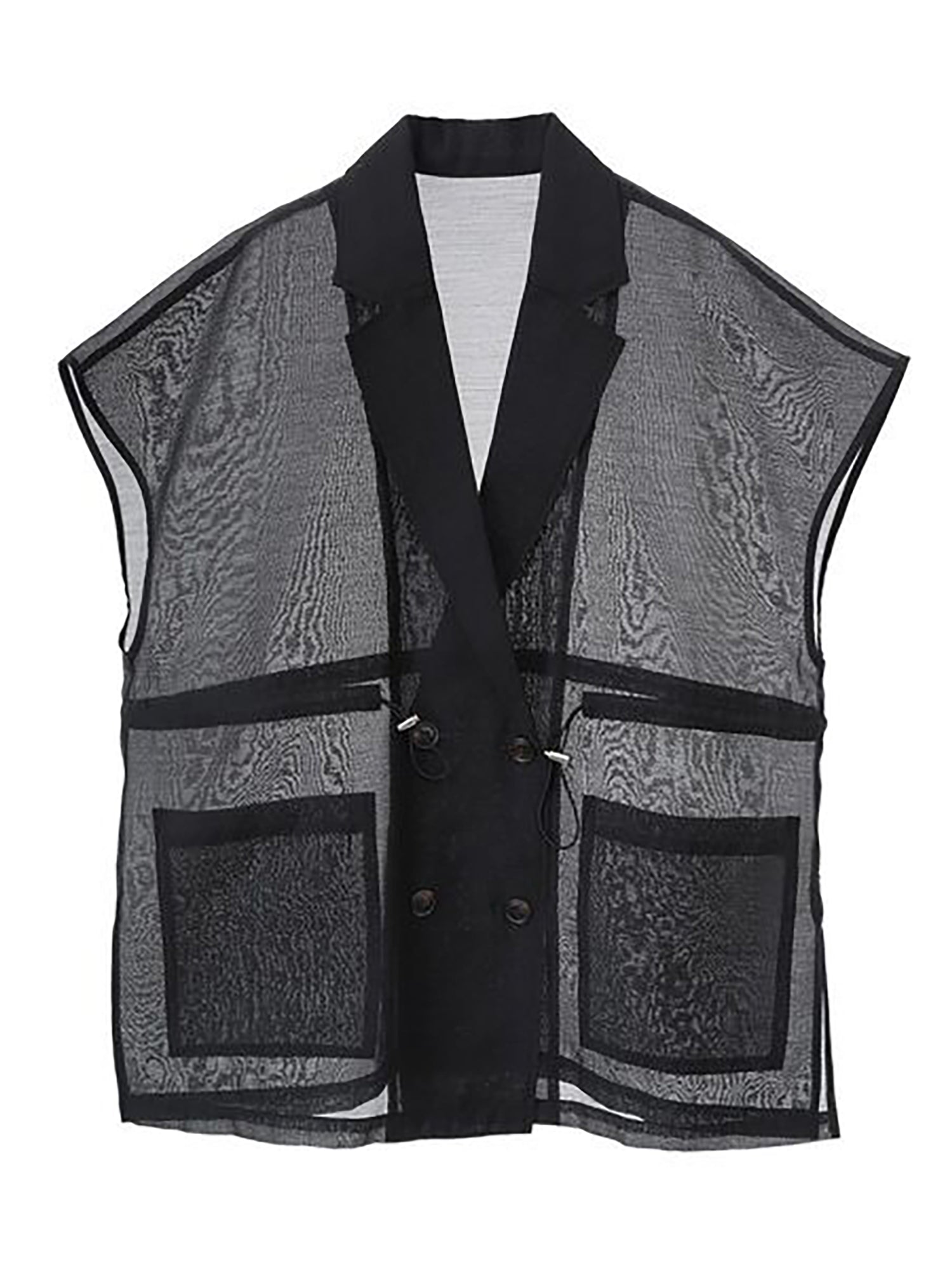 Enrai Sheer Tailored Vest