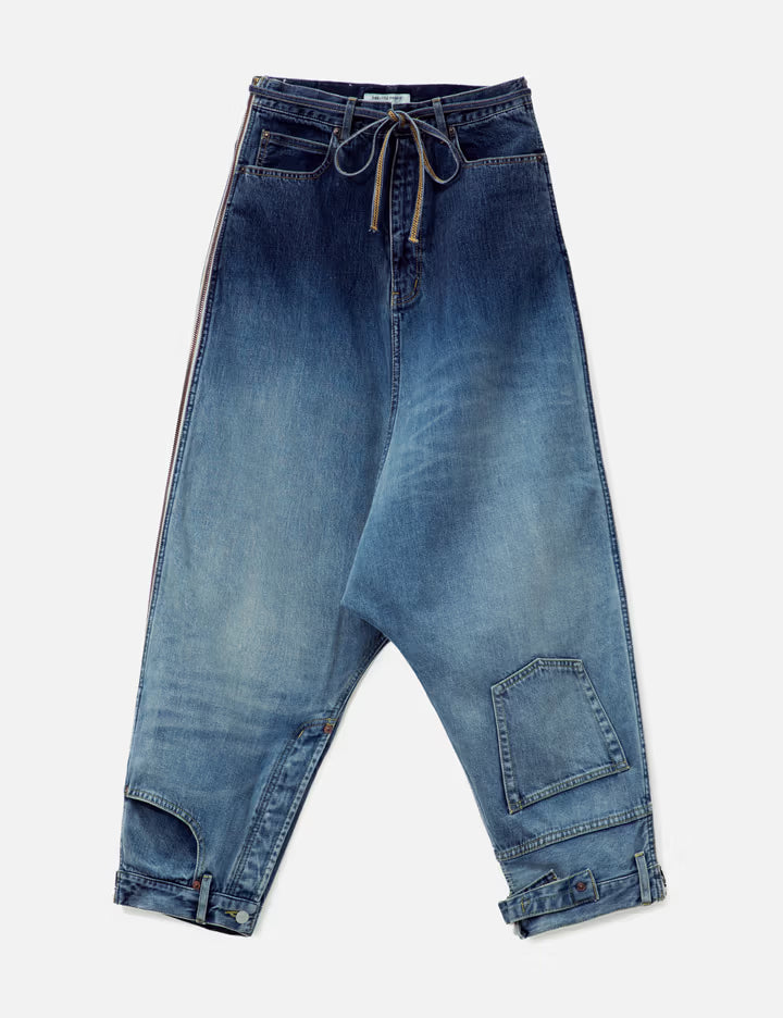 Double-End Selvedge Denimpants Gradation