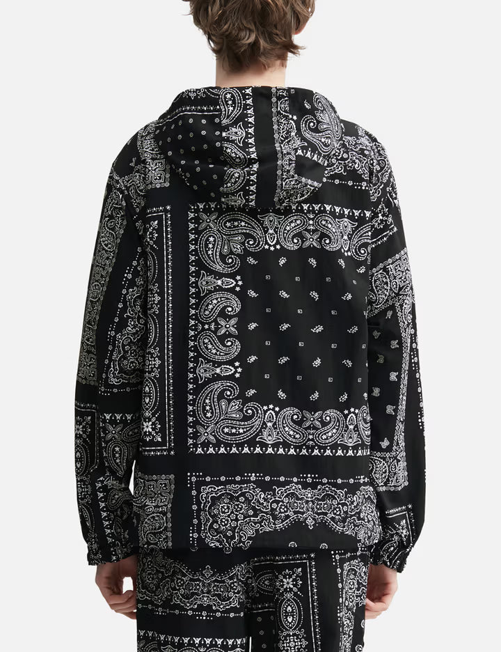Bandana Nylon Hooded Blouson