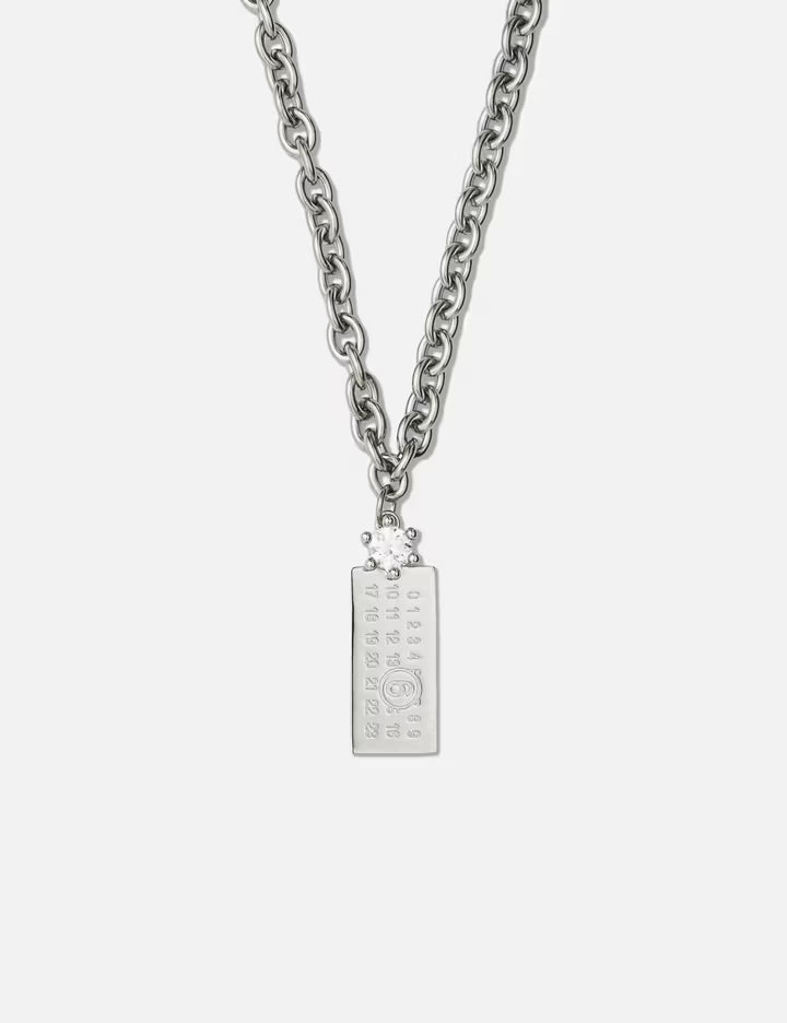 Numeric Charm Necklace