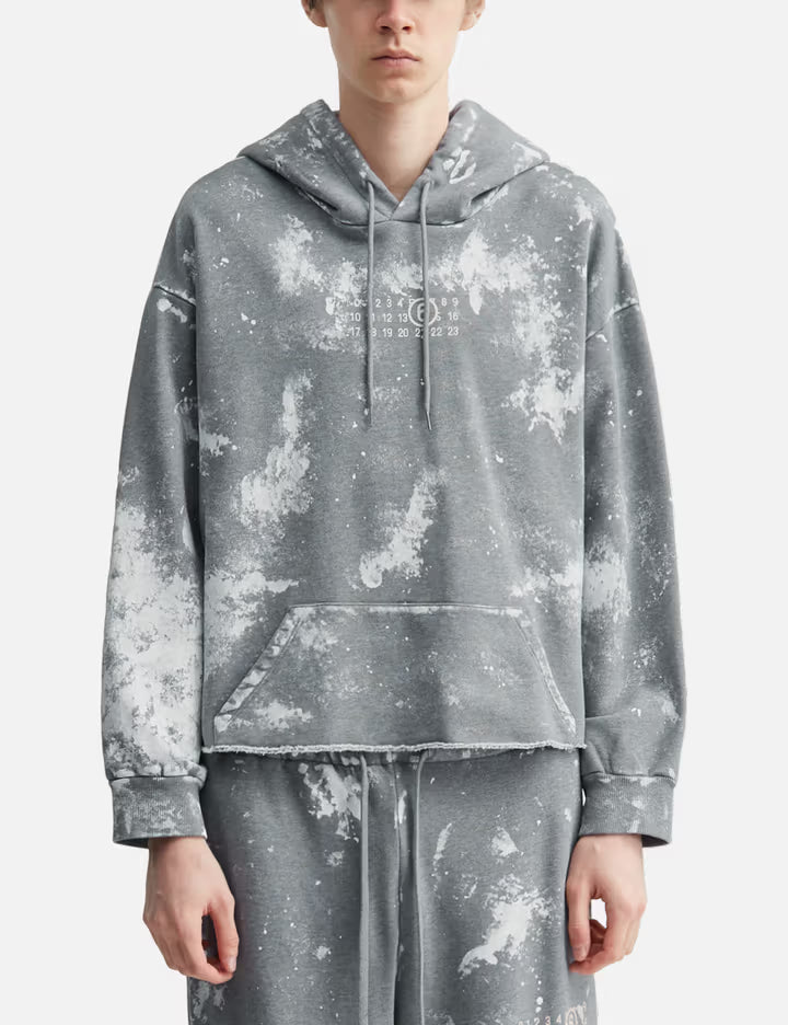 Numeric Signature Spray Hoodie