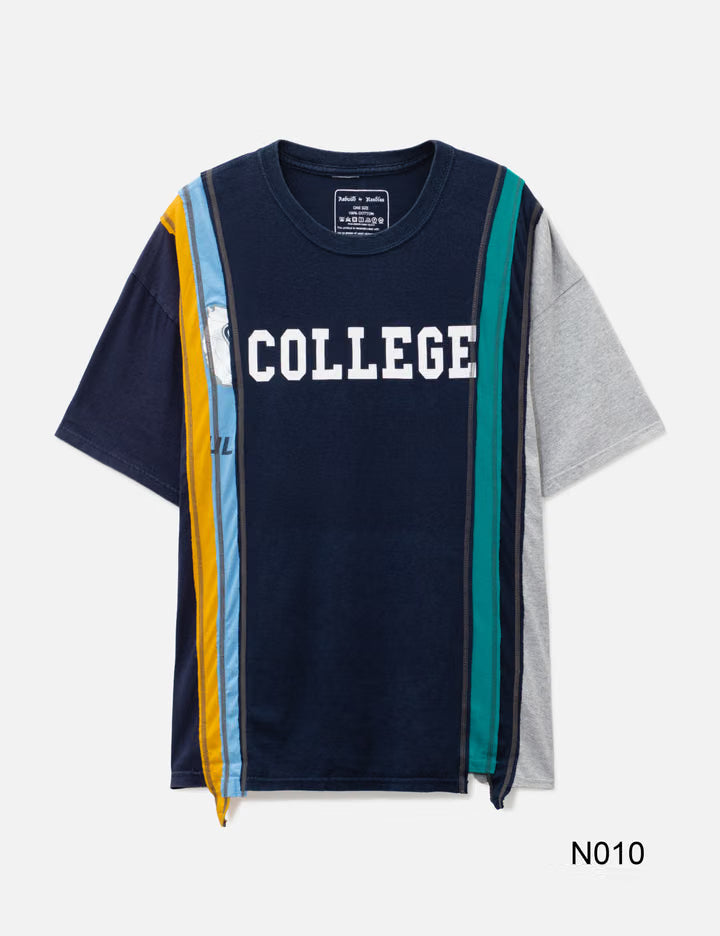 7 Cut Wide T-Shirt - College