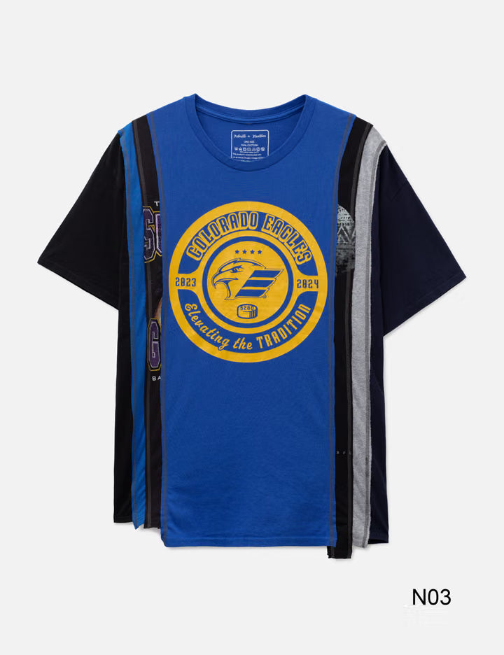 7 Cut Wide T-Shirt - College