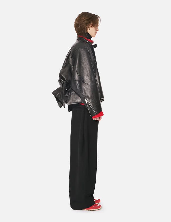 Double-End Vintage Leather Gt Riders Jacket