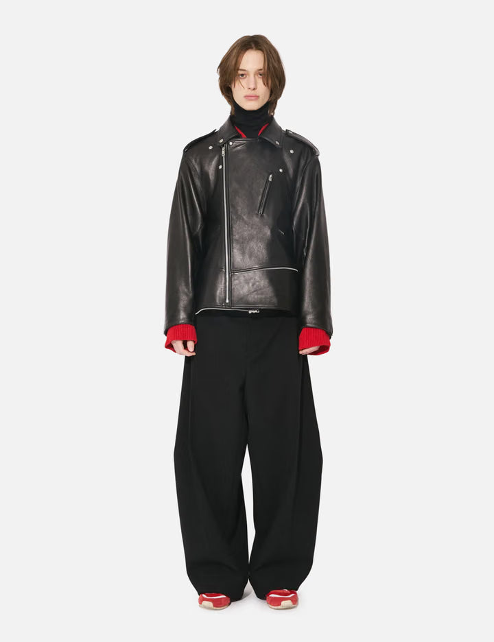 Double-End Vintage Leather Gt Riders Jacket