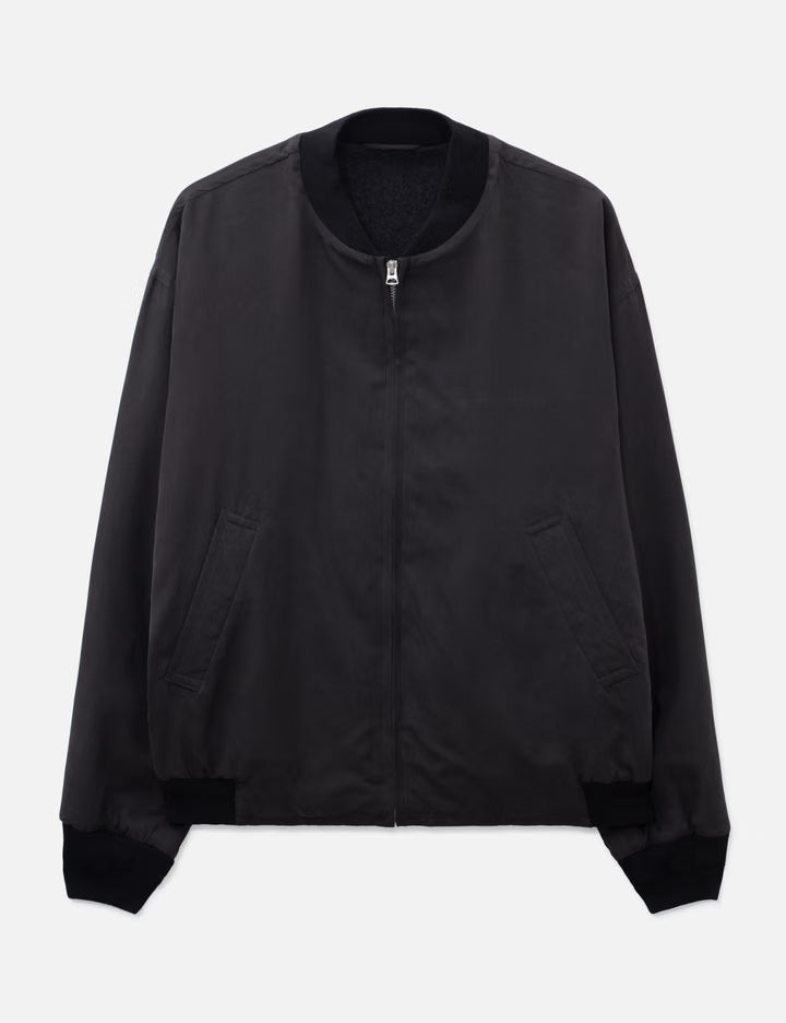 Silk Bomber Jacket