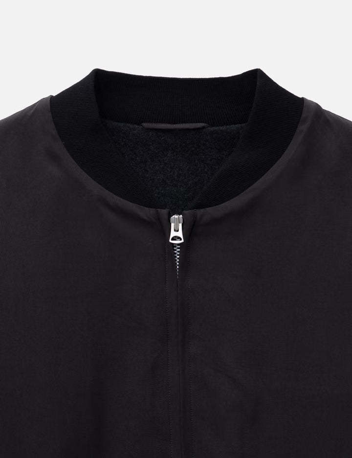 Silk Bomber Jacket