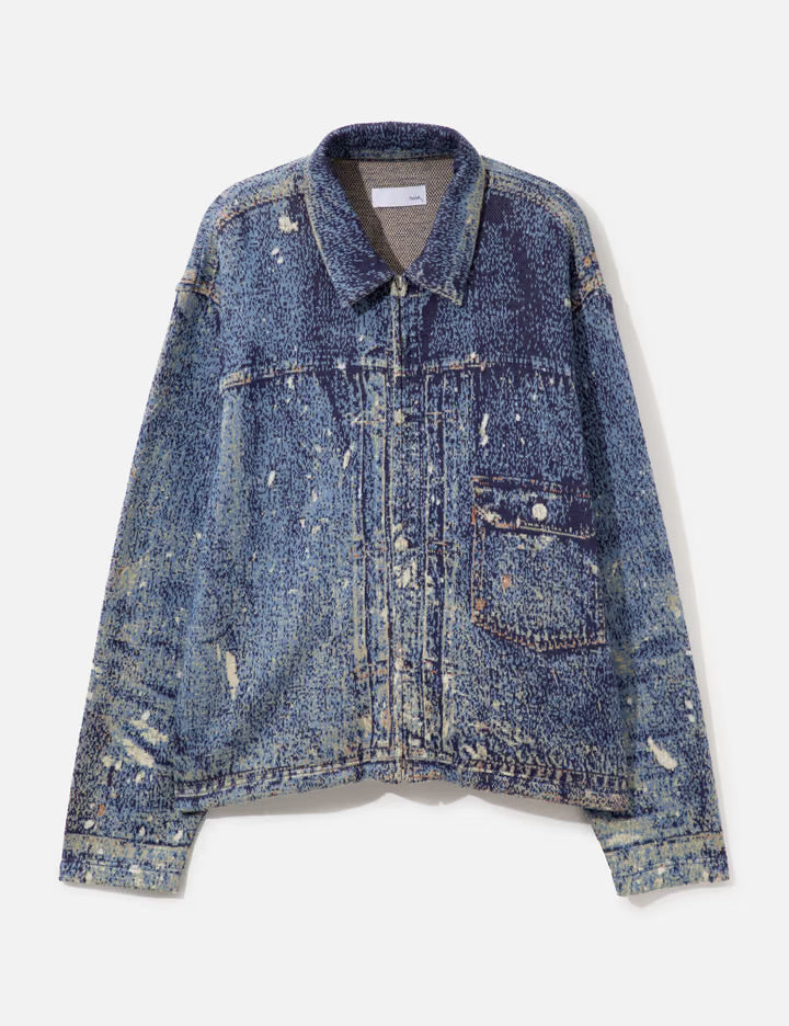 Knit Denim Jacket