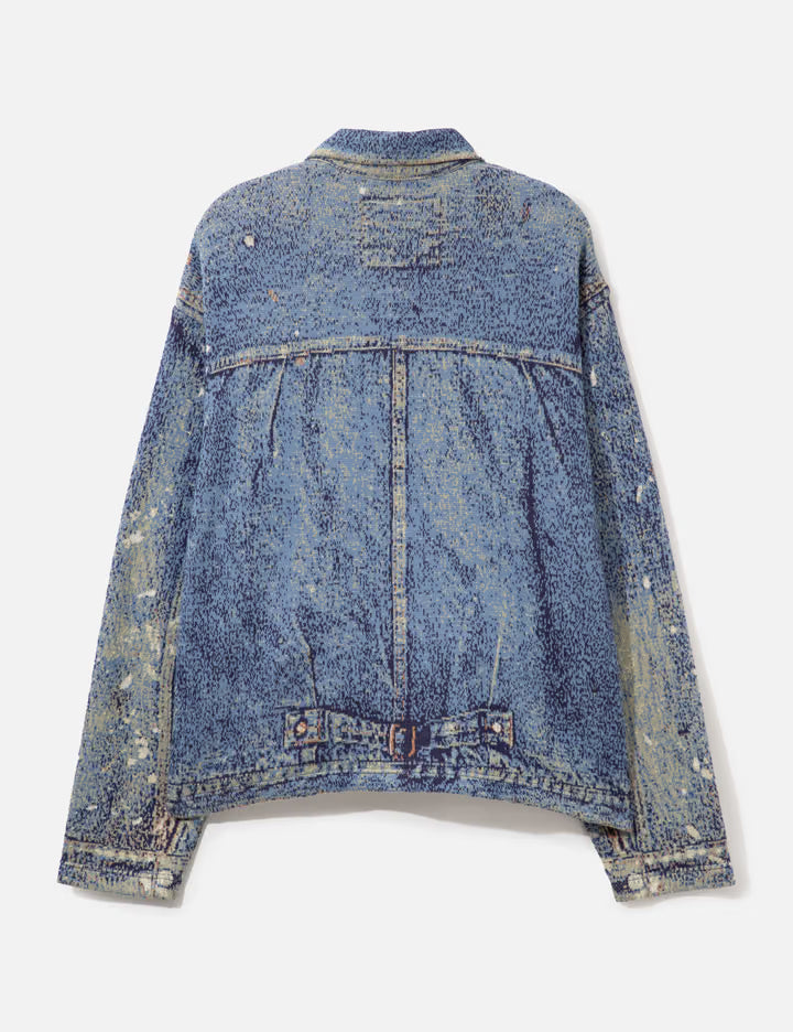 Knit Denim Jacket
