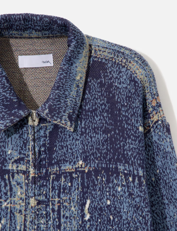 Knit Denim Jacket