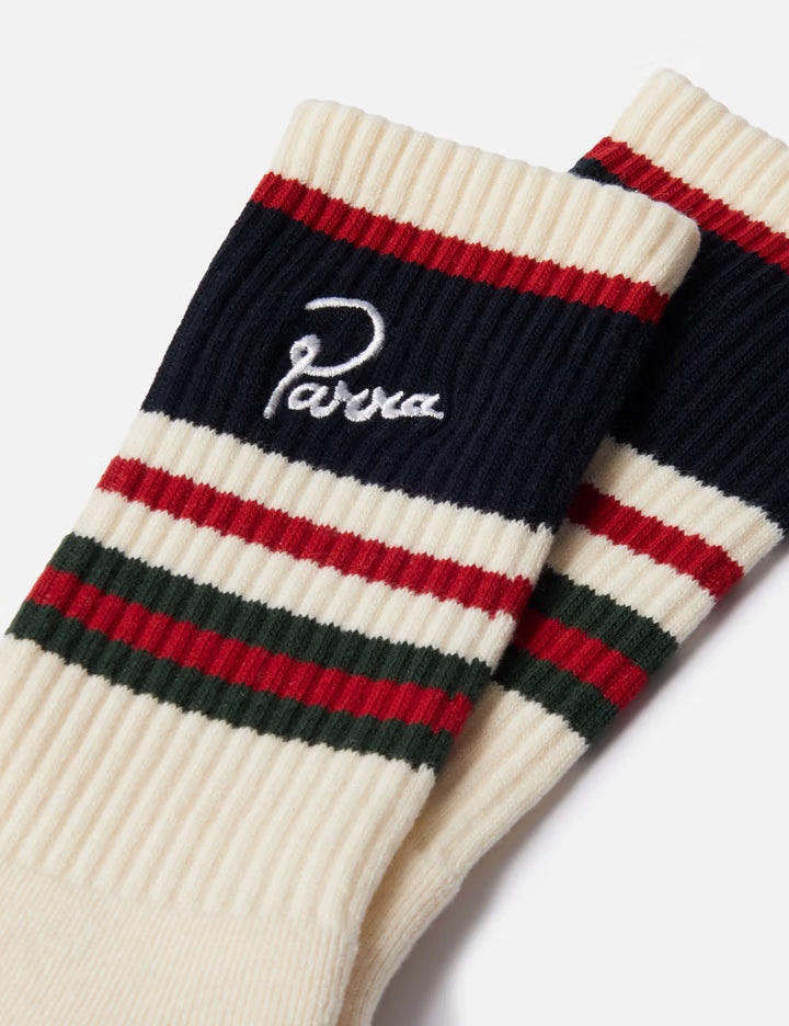 Signature Striped Crew Socks