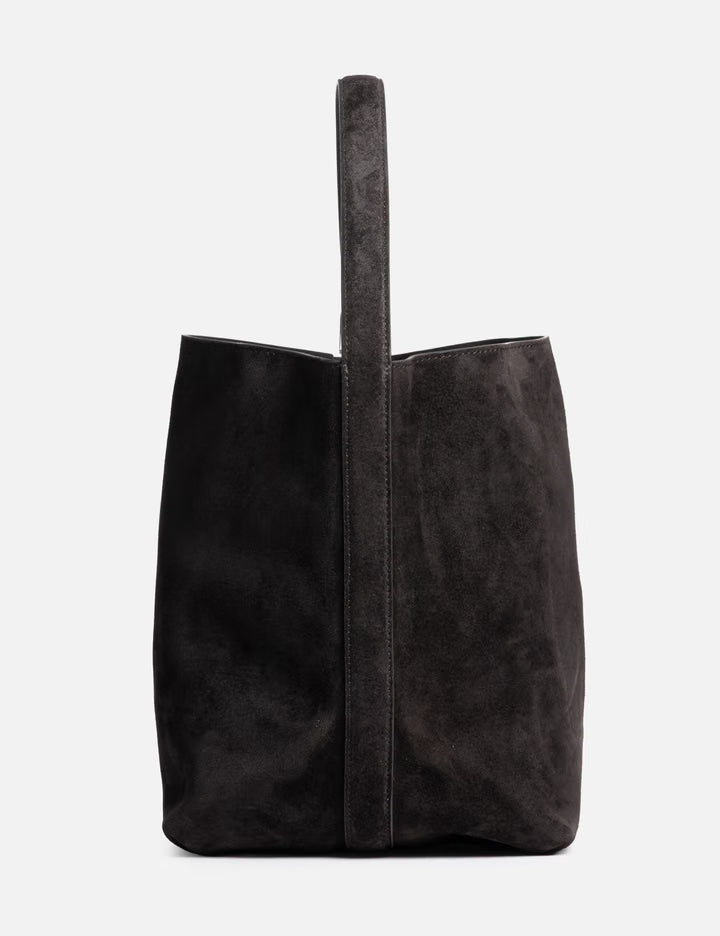 Medium Belted Suede Tote