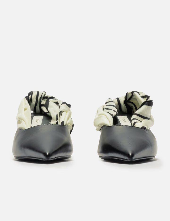 Scarf Nappa Slingbacks