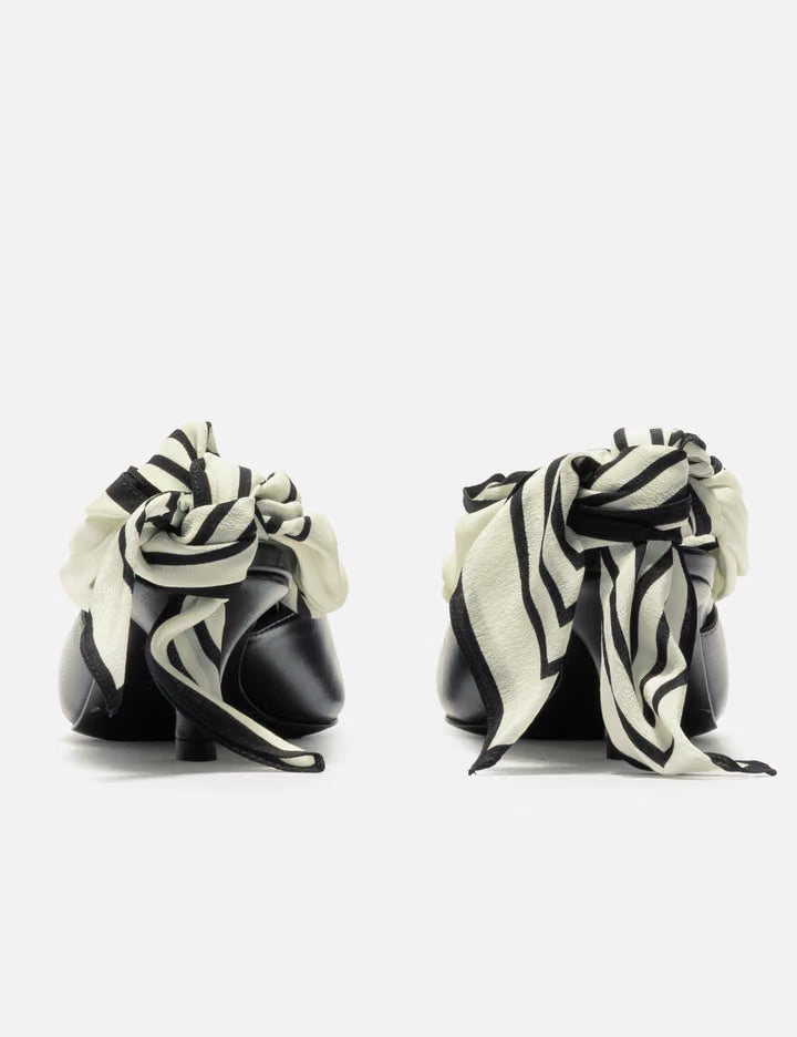 Scarf Nappa Slingbacks