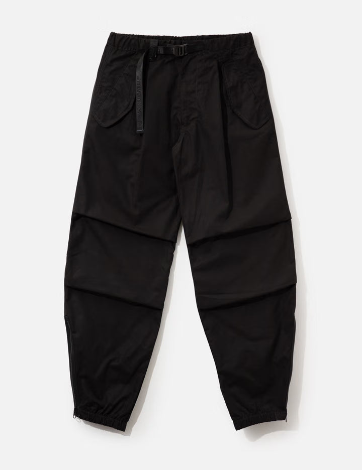 High Count Cloth Side Zip Hem Pants
