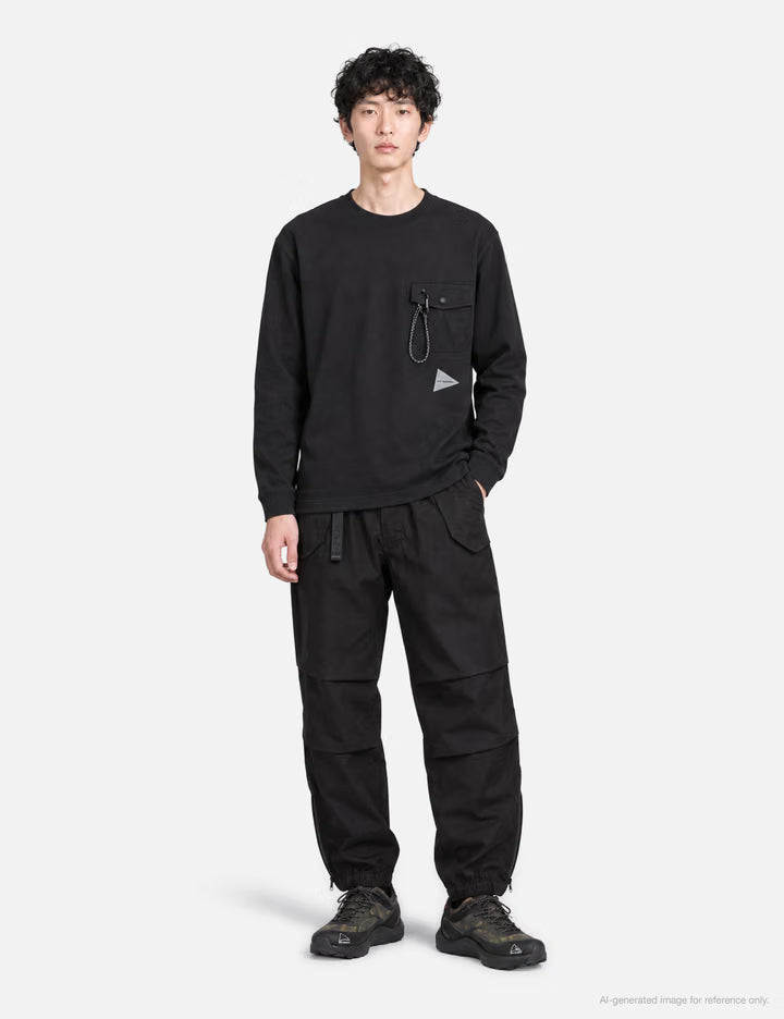 Heavy Cotton Pocket LS T
