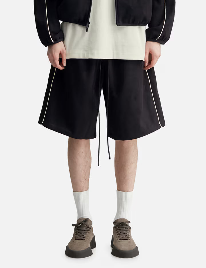 Suede Fleece Signature Relaxed Sweatshort