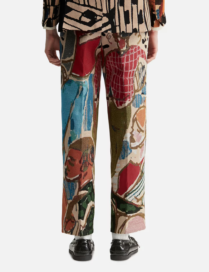 Jaquarded Boy Who Jumped The Moon Pants