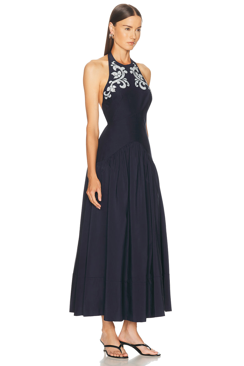 Dillon Applique Halter Gown