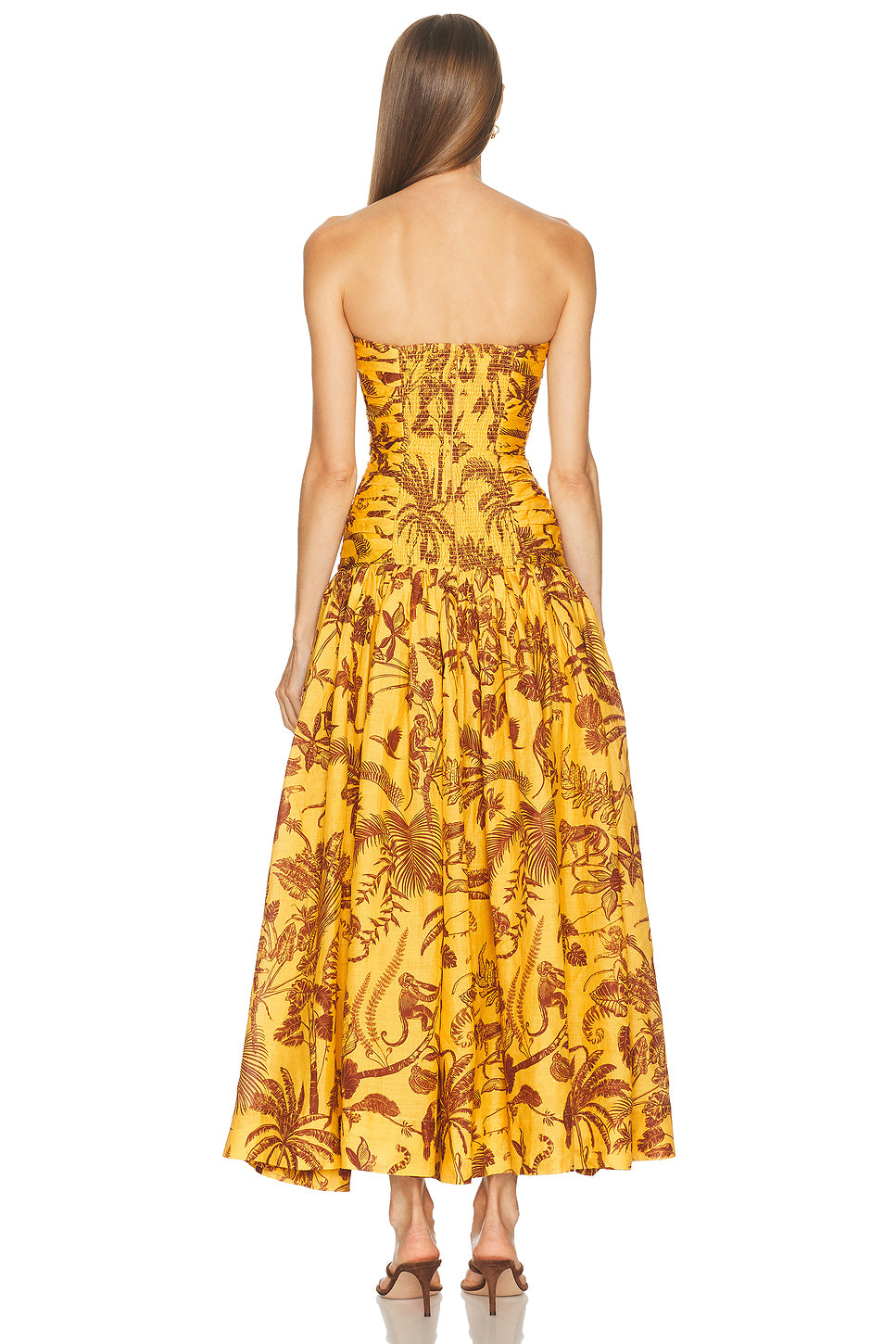 Banana Blossom Ruched Dress