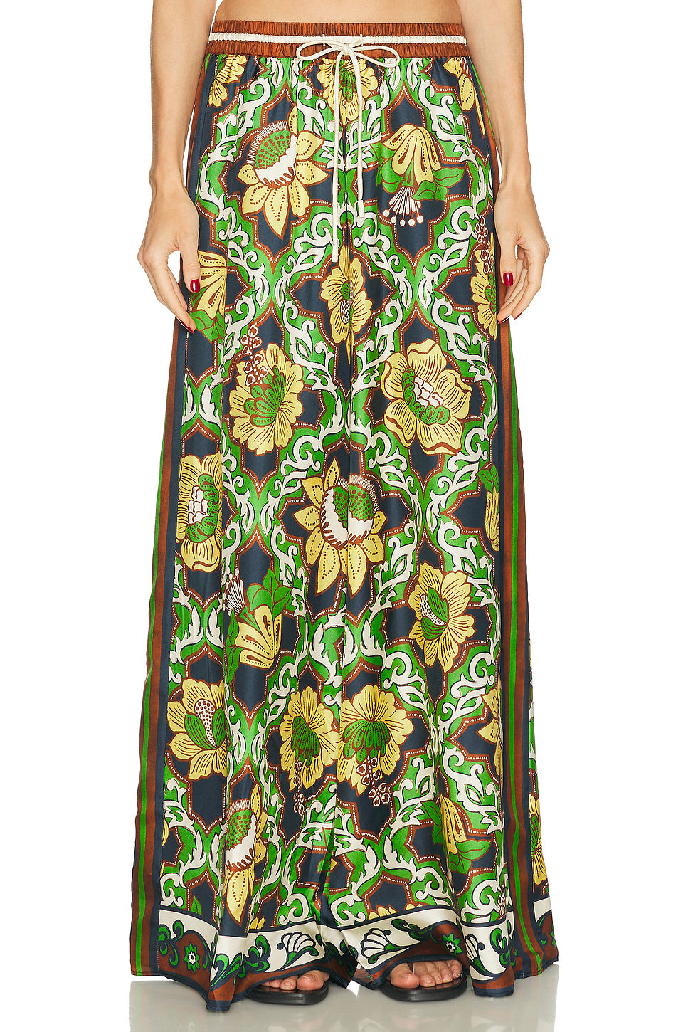 Liana Silk Palazzo Pant